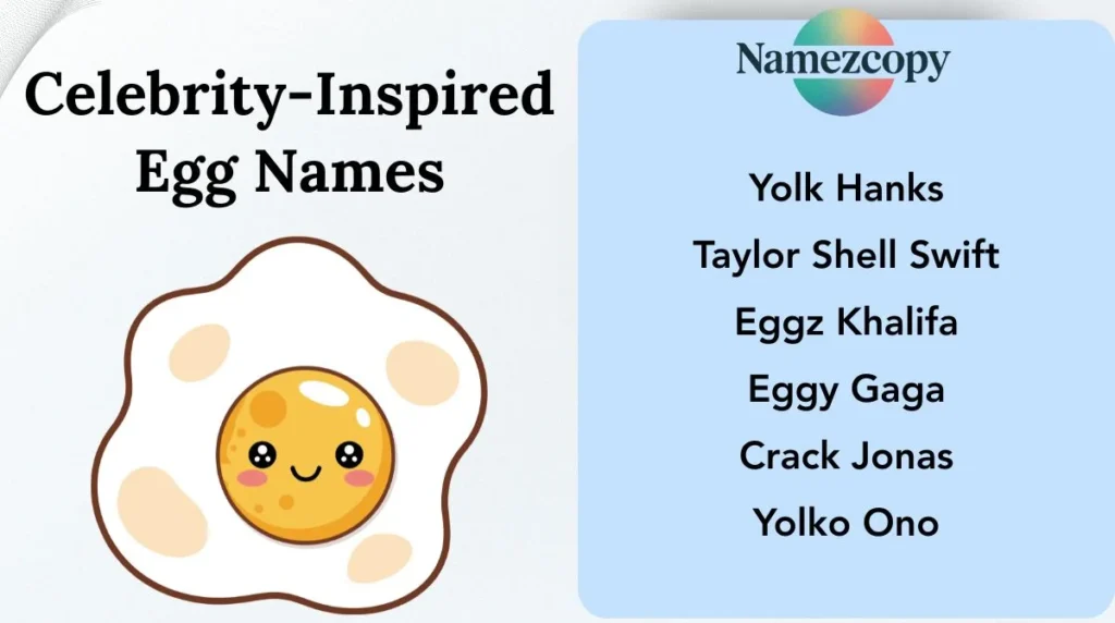 Celebrity-Inspired Egg Names