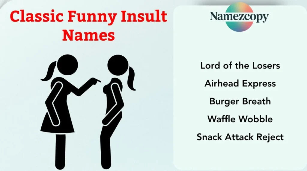 Classic Funny Insult Names