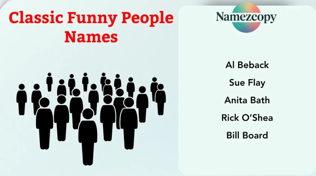 Classic Funny People Names