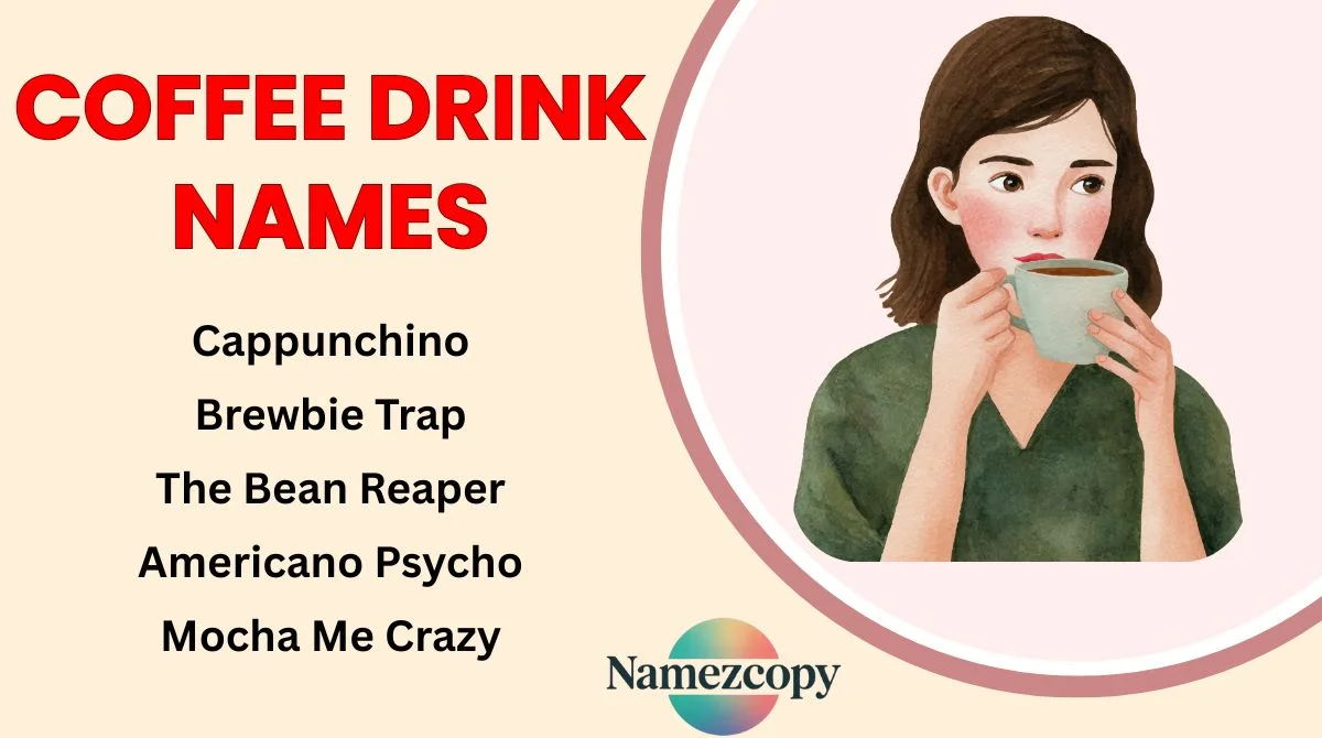 Coffee Drink Names