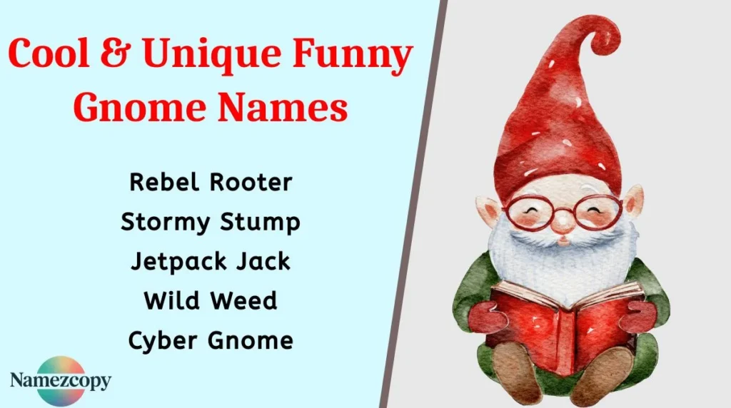 Cool & Unique Funny Gnome Names