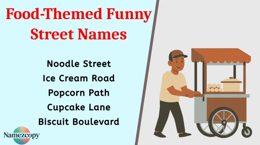 Food-Themed Funny Street Names