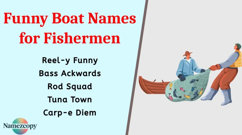 Funny Boat Names for Fishermen