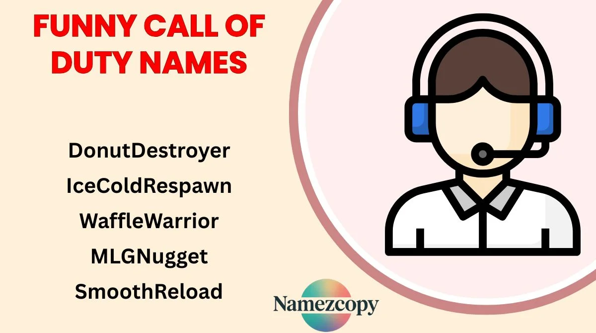 Funny Call of Duty Names