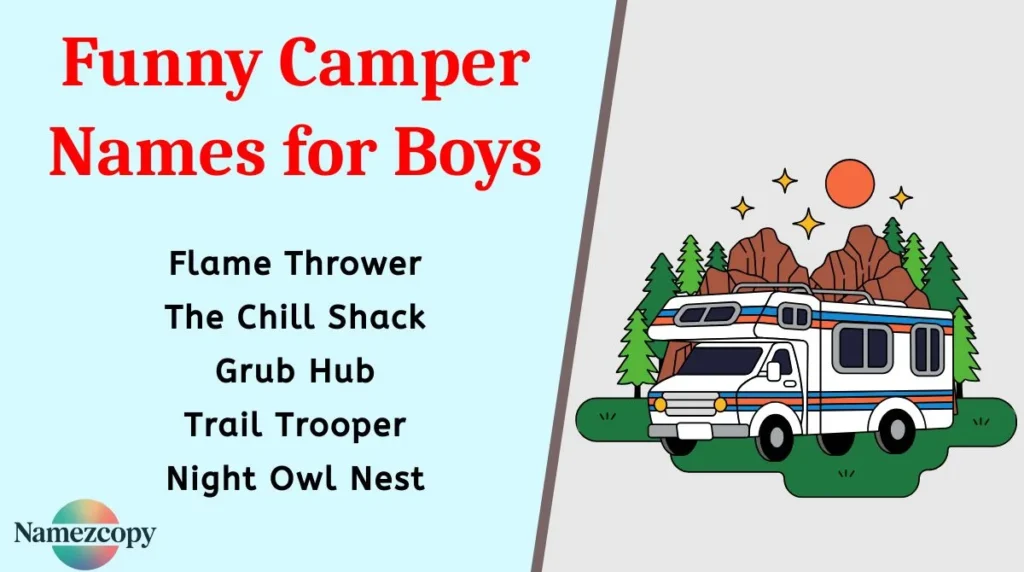 Funny Camper Names for Boys