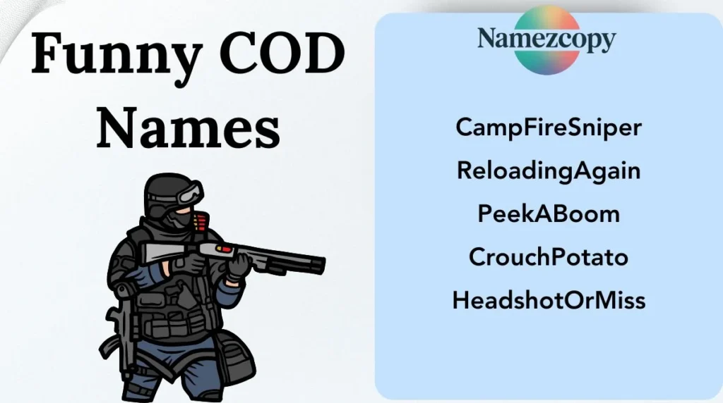 Funny COD Names
