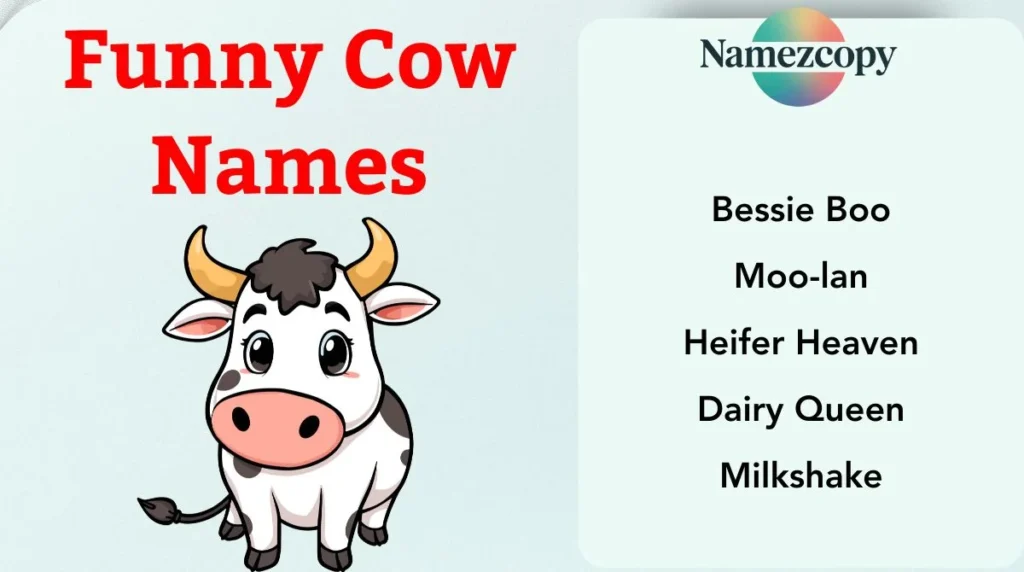 Funny Cow Names
