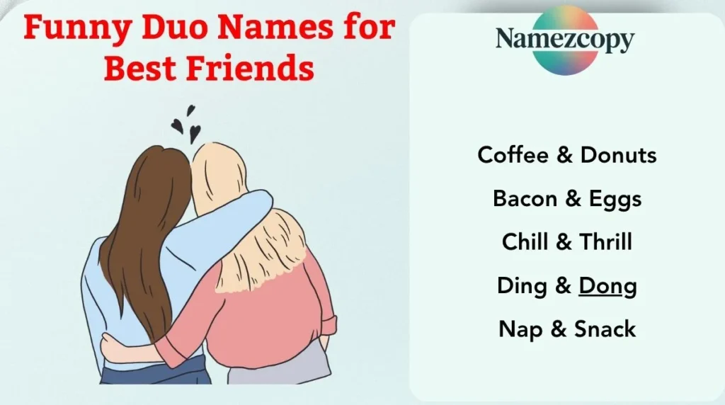 Funny Duo Names for Best Friends
