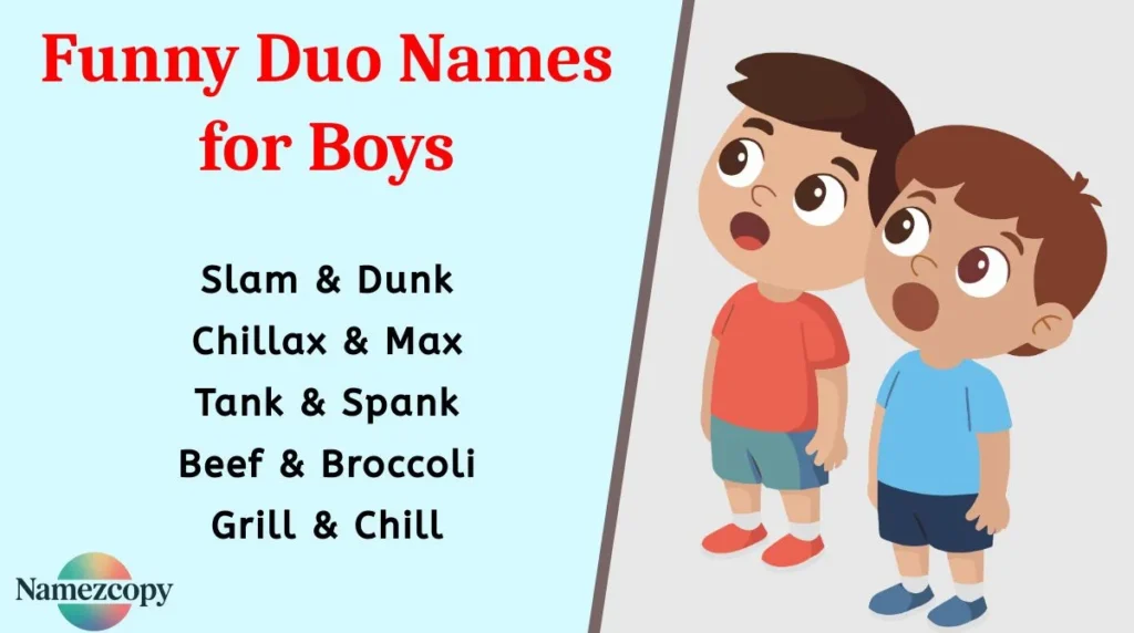 Funny Duo Names for Boys