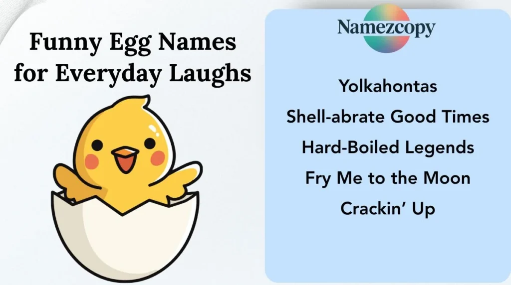 Funny Egg Names for Everyday Laughs