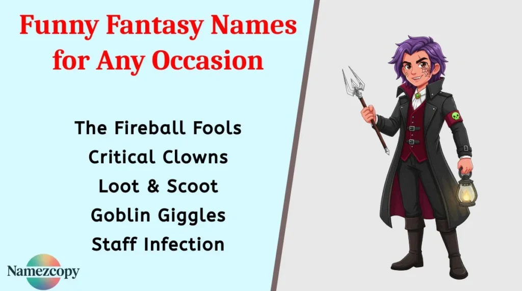 Funny Fantasy Names for Any Occasion