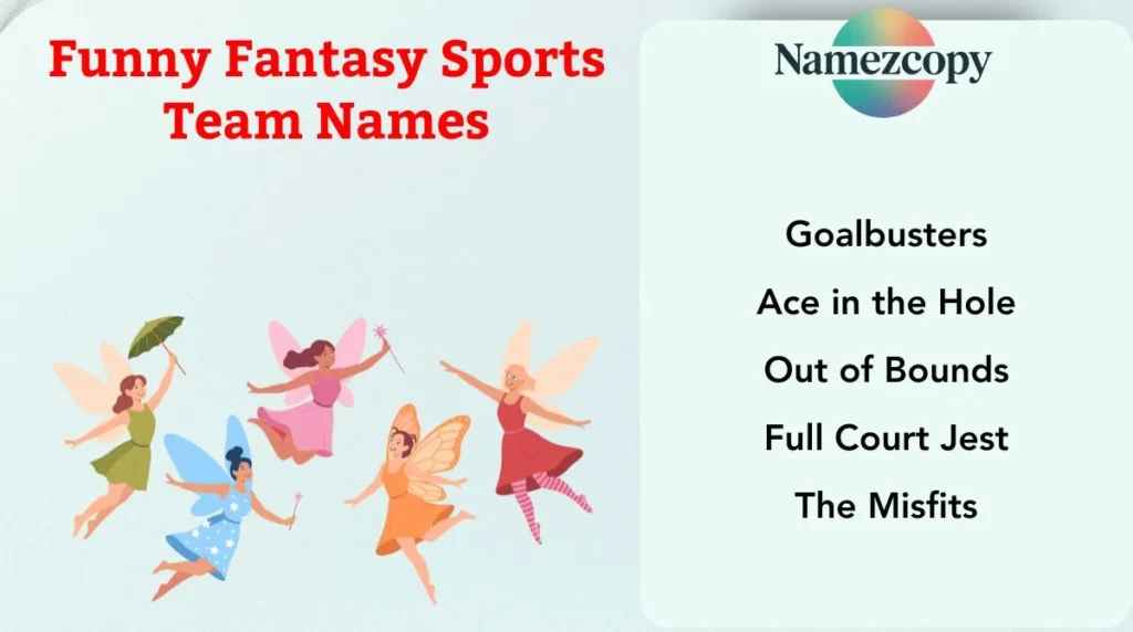 Funny Fantasy Sports Team Names
