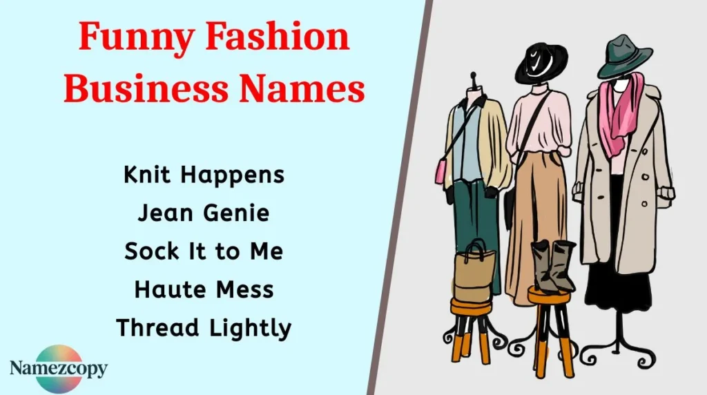 Funny Fashion Business Names