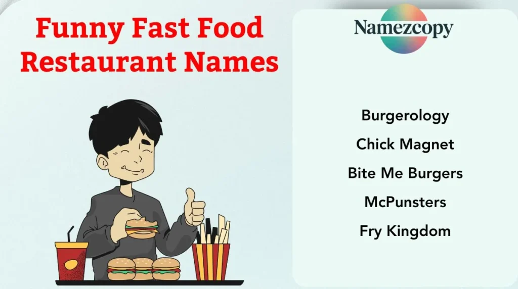 Funny Fast Food Restaurant Names