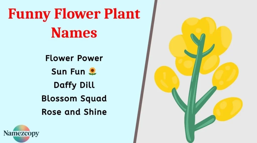 Funny Flower Plant Names