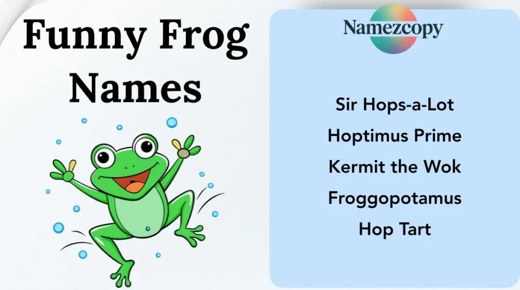 Funny Frog Names