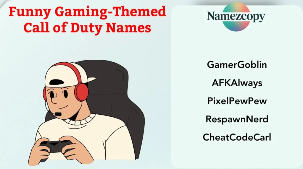 Funny Gaming-Themed Call of Duty Names