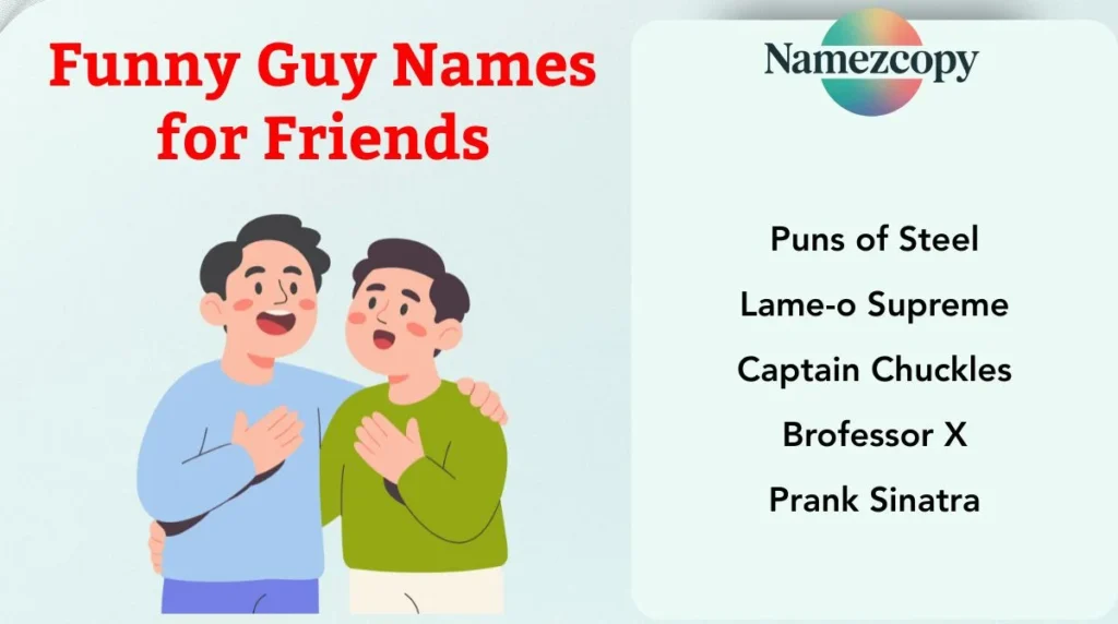Funny Guy Names for Friends