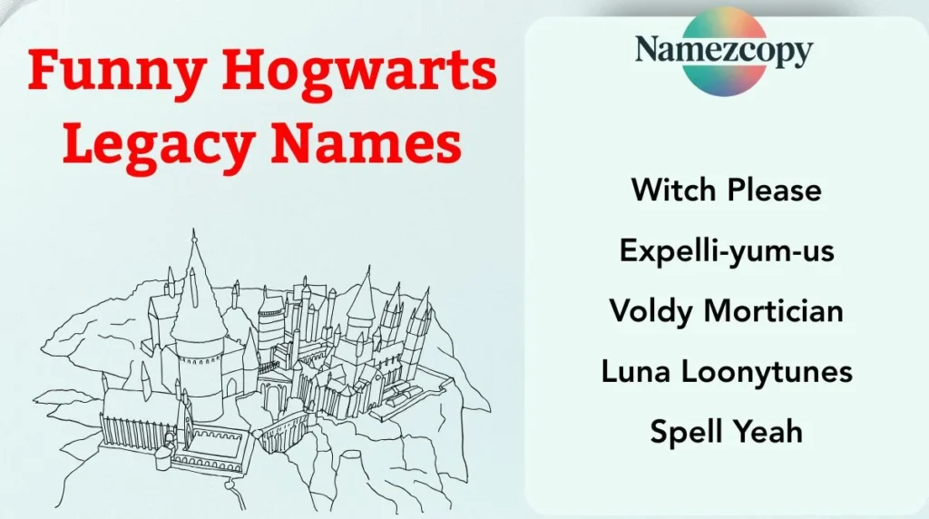 Funny Hogwarts Legacy Names
