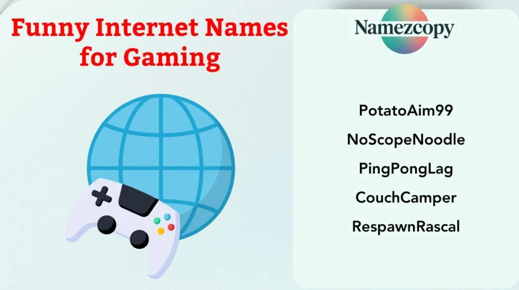 Funny Internet Names for Gaming
