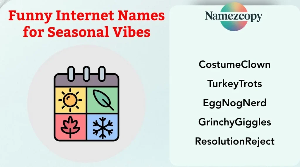 Funny Internet Names for Seasonal Vibes