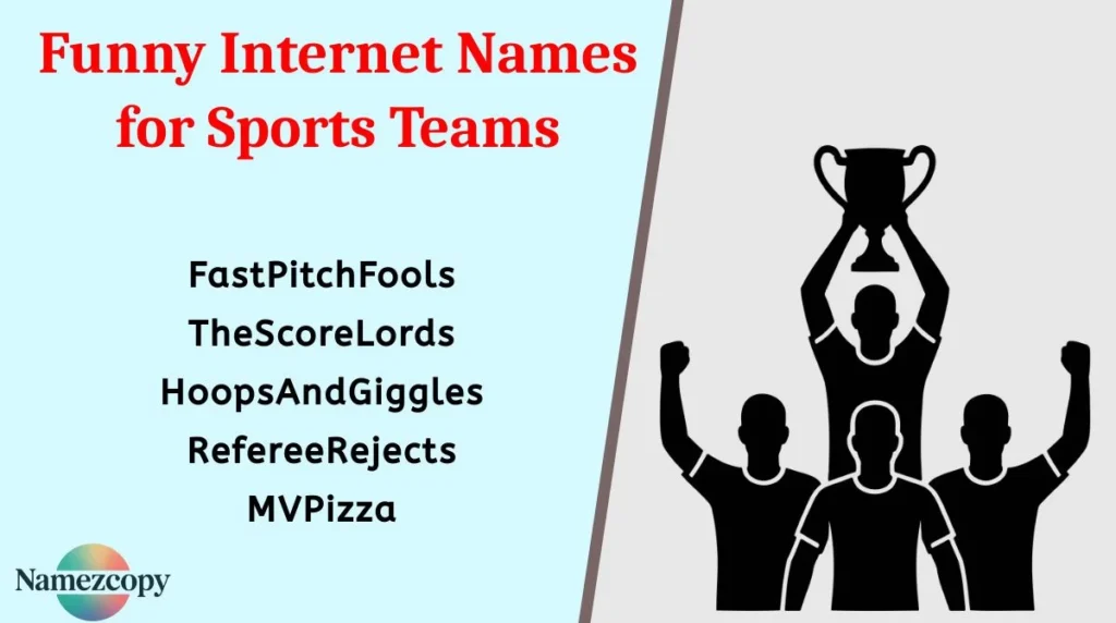Funny Internet Names for Sports Teams