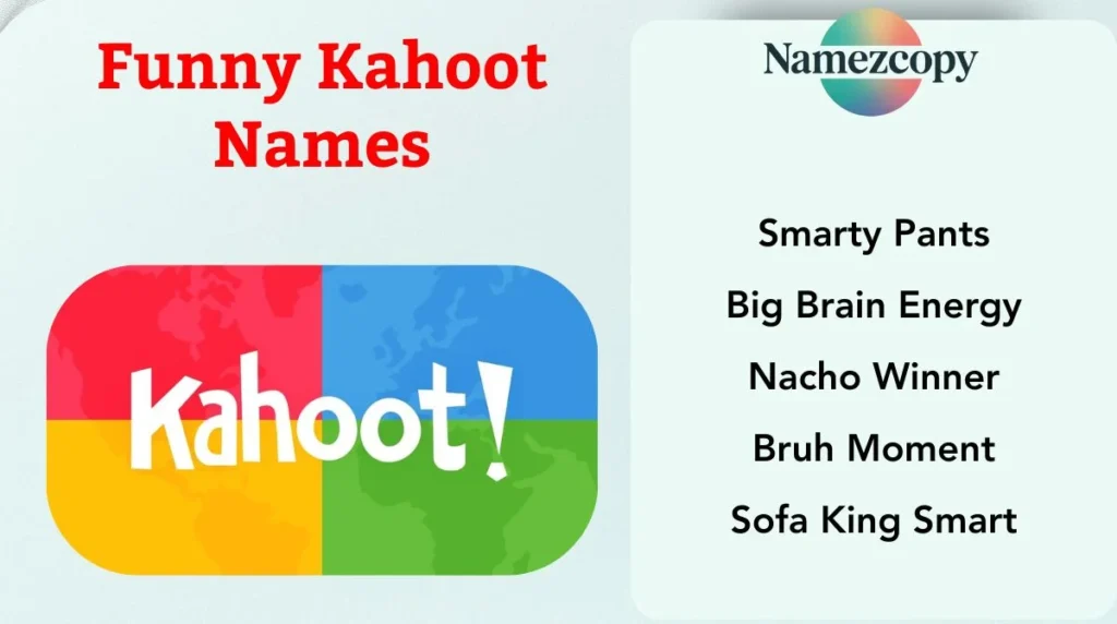 Funny Kahoot Names