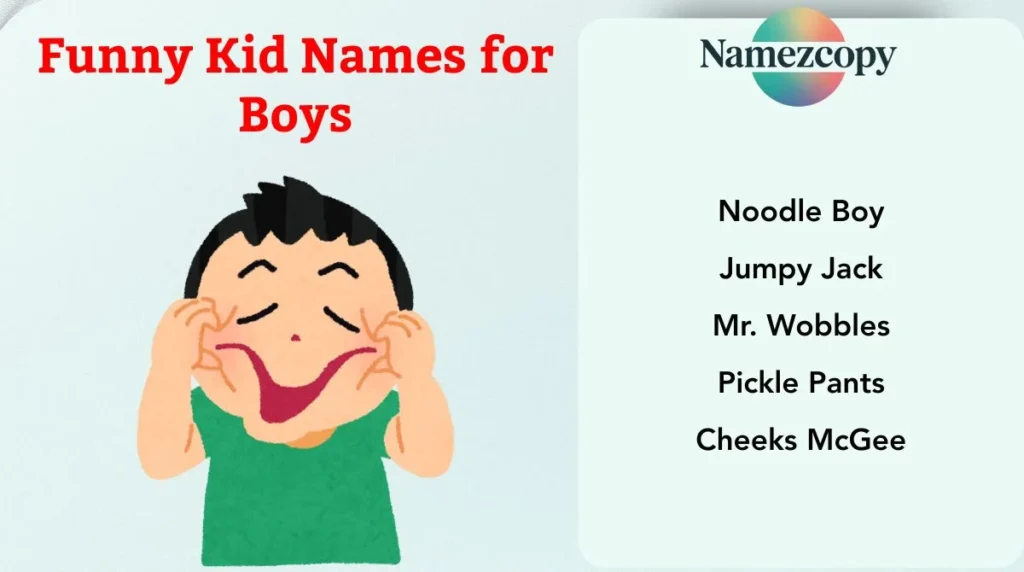 Funny Kid Names for Boys