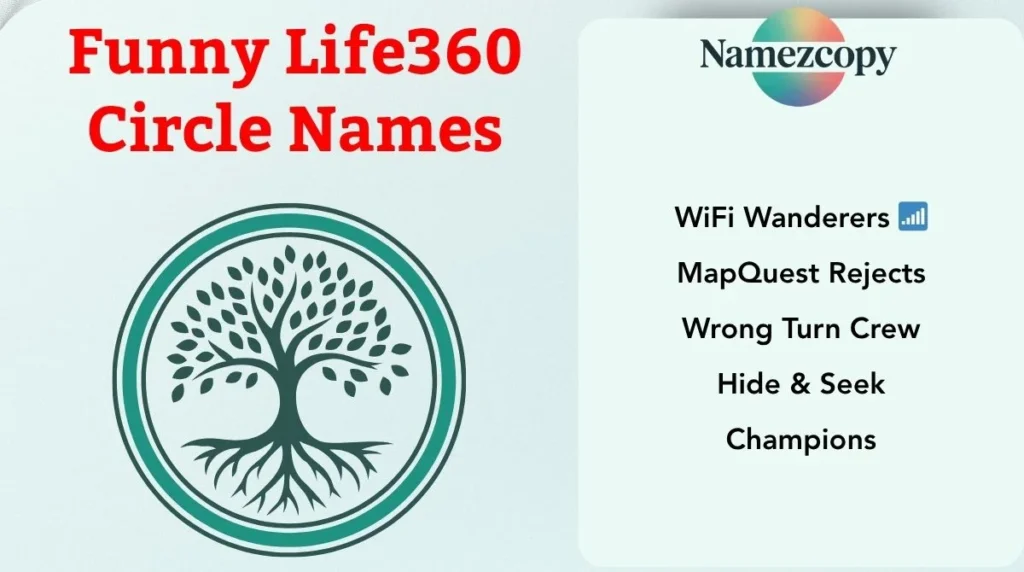 Funny Life360 Circle Names