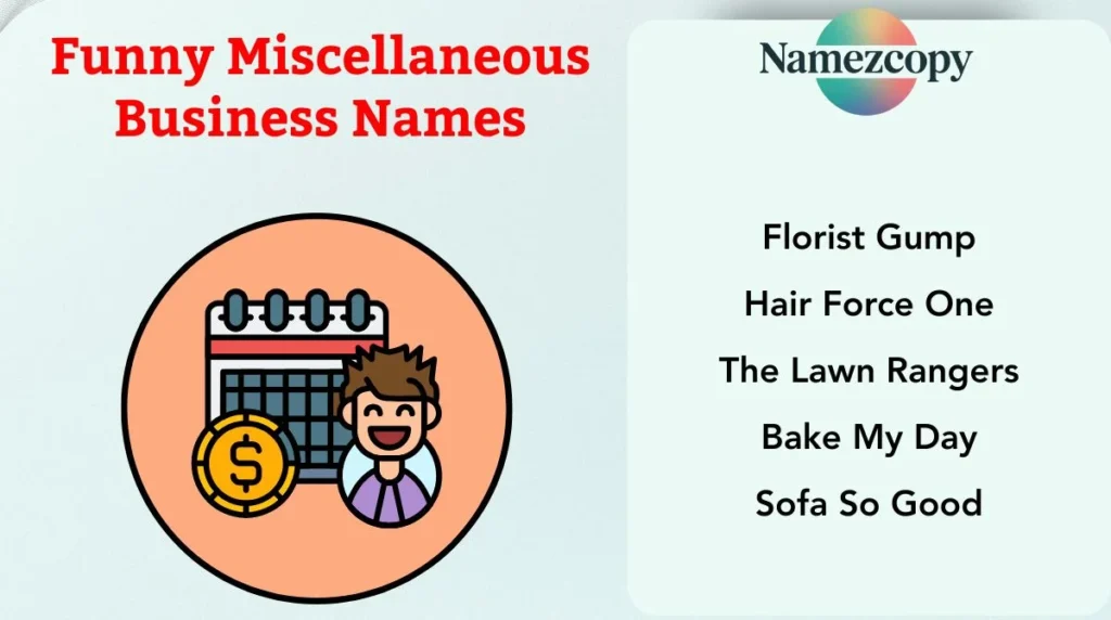 Funny Miscellaneous Business Names