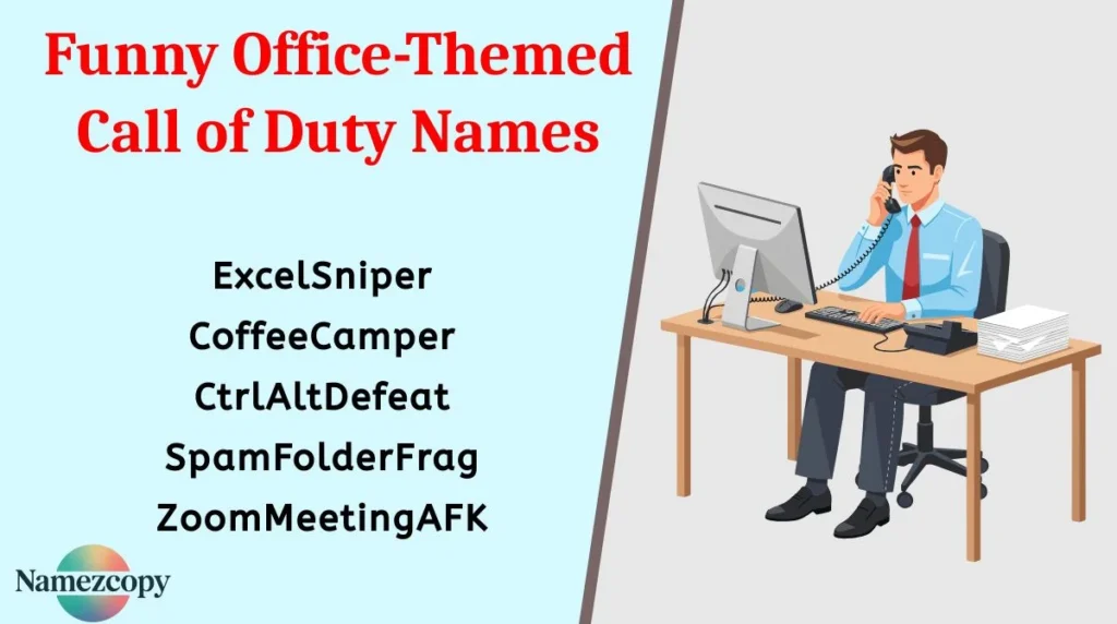 Funny Office-Themed Call of Duty Names