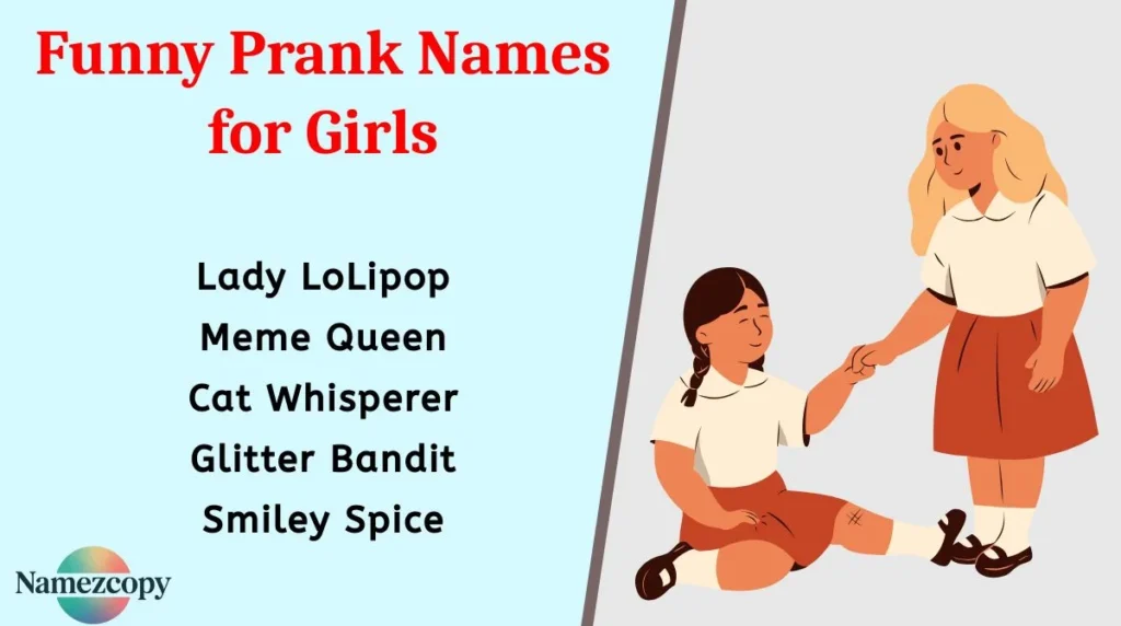 Funny Prank Names for Girls