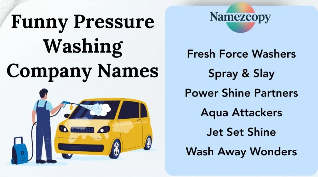 Funny Pressure Washing Company Names