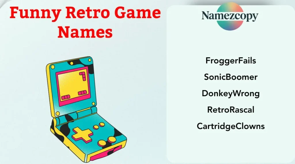 Funny Retro Game Names