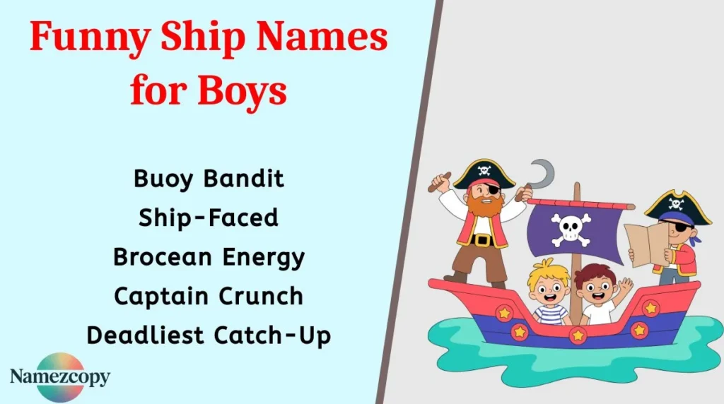 Funny Ship Names for Boys