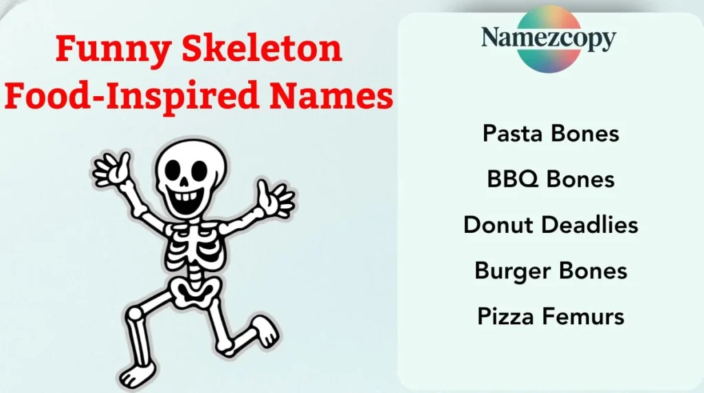 Funny Skeleton Food-Inspired Names