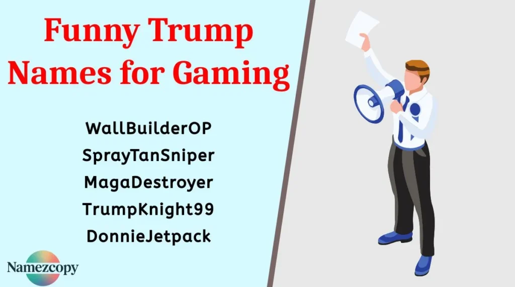 Funny Trump Names for Gaming
