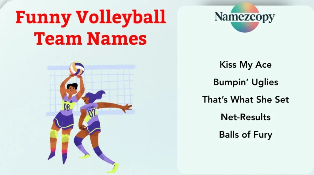 Funny Volleyball Team Names
