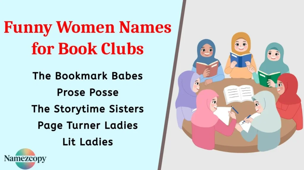 Funny Women Names for Book Clubs