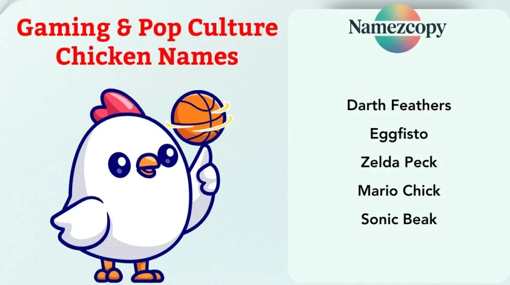 Gaming & Pop Culture Chicken Names