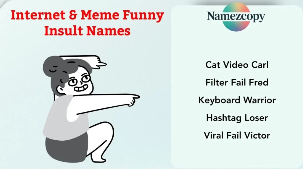 Internet & Meme Funny Insult Names