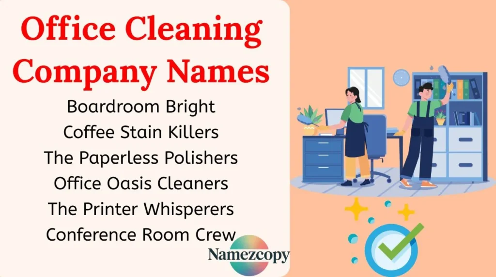 Office Cleaning Company Names