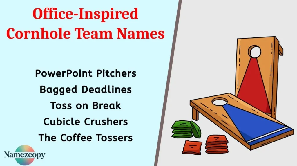 Office-Inspired Cornhole Team Names
