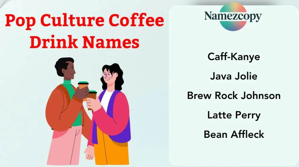 Pop Culture Coffee Drink Names
