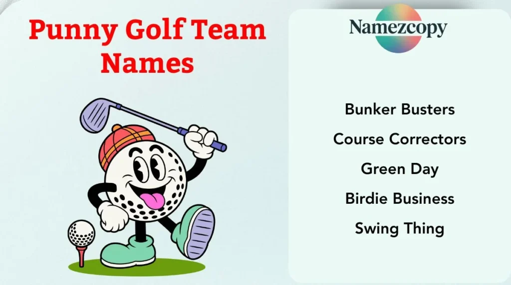 Punny Golf Team Names