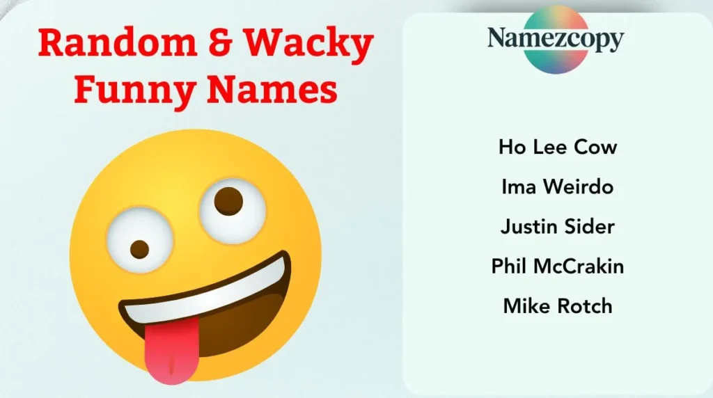 Random & Wacky Funny Names