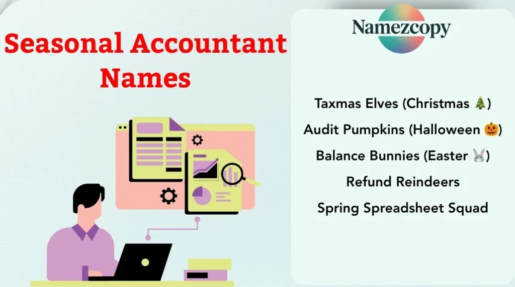Seasonal Accountant Names
