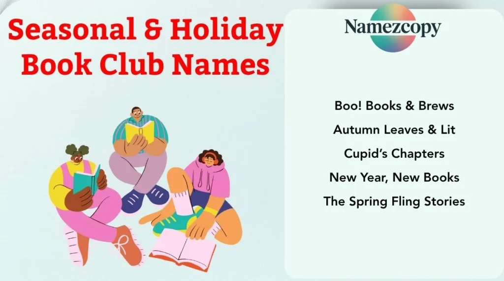 Seasonal & Holiday Book Club Names
