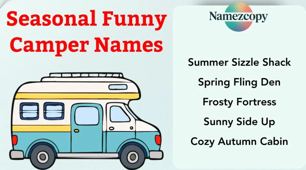 Seasonal Funny Camper Names