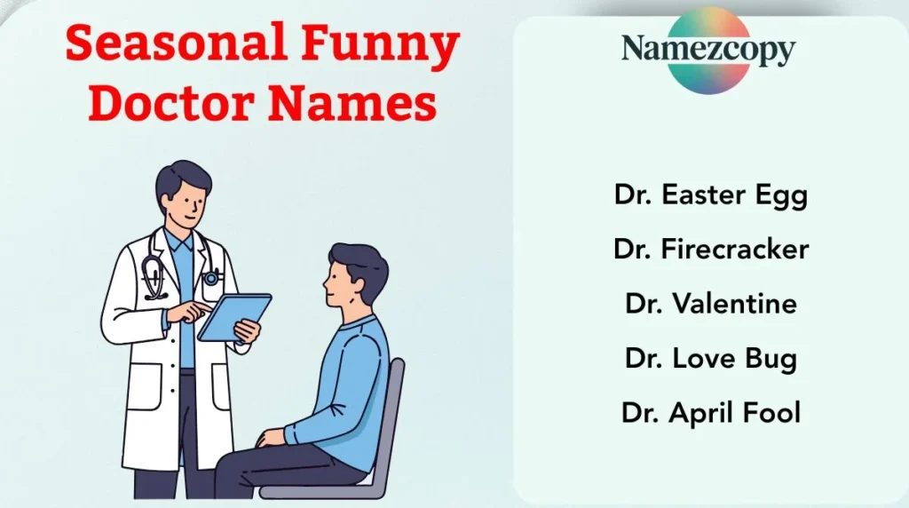 Seasonal Funny Doctor Names